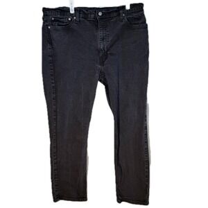 Levi's 541 Men's Jeans 40 X 32 Black Denim Stretch Dark Wash Straight Leg M1592